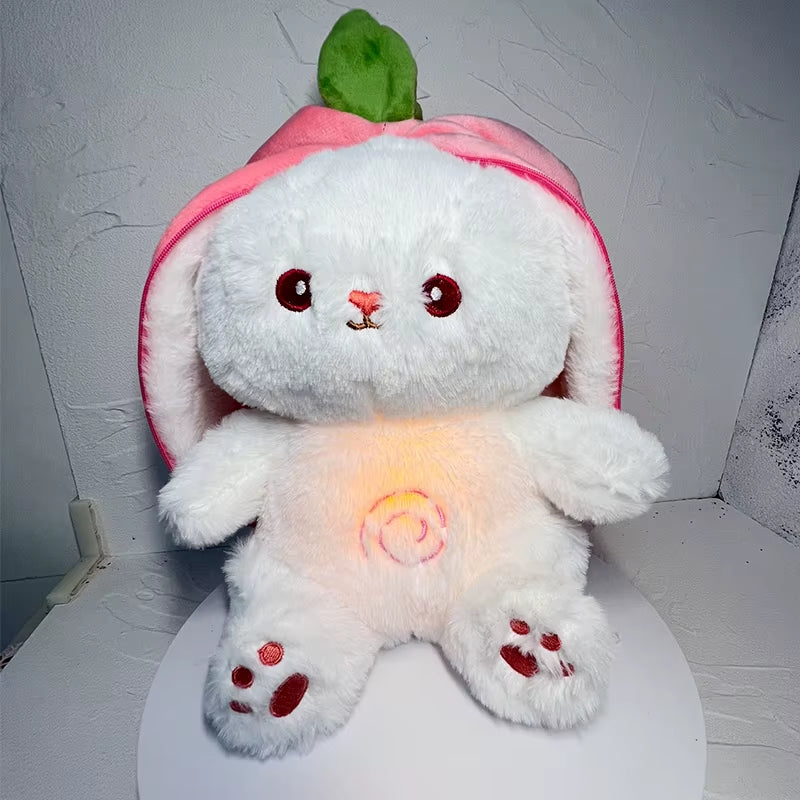 New Hot Sales Plush Rabbit Baby Plush Doll Musical Rabbit Kawaii Soothes Baby Music Light Sleep Plush Toy Kid Gift